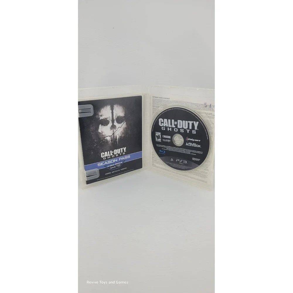 Call of Duty Ghosts (Sony PlayStation 3, PS3, 2013) Game and Case Tested Working